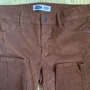 old navy brown corduroy pants sz 12